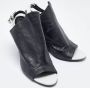 Balenciaga Vintage Pre-owned Leather sandals Black Dames - Thumbnail 4