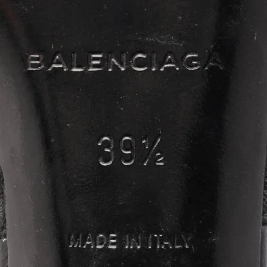 Balenciaga Vintage Pre-owned Leather sandals Black Dames