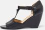 Balenciaga Vintage Pre-owned Leather sandals Black Dames - Thumbnail 2