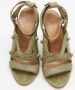 Balenciaga Vintage Pre-owned Leather sandals Green Dames - Thumbnail 2