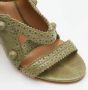 Balenciaga Vintage Pre-owned Leather sandals Green Dames - Thumbnail 6