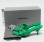 Balenciaga Vintage Pre-owned Leather sandals Green Dames - Thumbnail 9