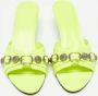 Balenciaga Vintage Pre-owned Leather sandals Green Dames - Thumbnail 3