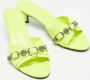 Balenciaga Vintage Pre-owned Leather sandals Green Dames - Thumbnail 4