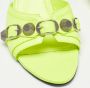 Balenciaga Vintage Pre-owned Leather sandals Green Dames - Thumbnail 7