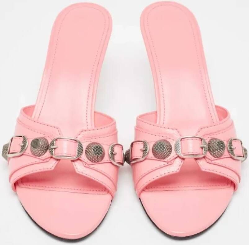 Balenciaga Vintage Pre-owned Leather sandals Pink Dames