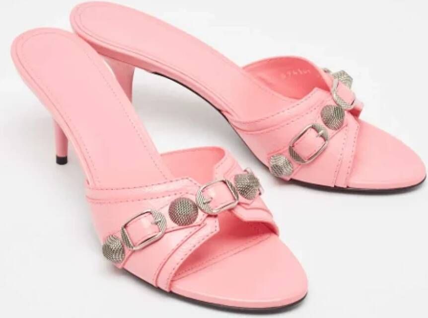 Balenciaga Vintage Pre-owned Leather sandals Pink Dames