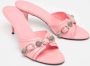 Balenciaga Vintage Pre-owned Leather sandals Pink Dames - Thumbnail 4