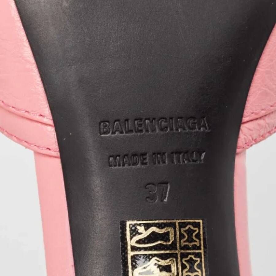 Balenciaga Vintage Pre-owned Leather sandals Pink Dames