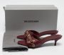 Balenciaga Vintage Pre-owned Leather sandals Red Dames - Thumbnail 9