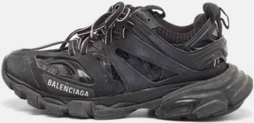 Balenciaga Vintage Pre-owned Leather sneakers Black Dames