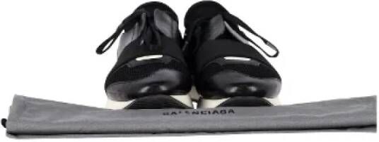 Balenciaga Vintage Pre-owned Leather sneakers Black Dames