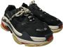 Balenciaga Vintage Pre-owned Leather sneakers Black Dames - Thumbnail 3