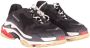 Balenciaga Vintage Pre-owned Leather sneakers Black Heren - Thumbnail 3