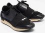 Balenciaga Vintage Pre-owned Leather sneakers Black Heren - Thumbnail 4