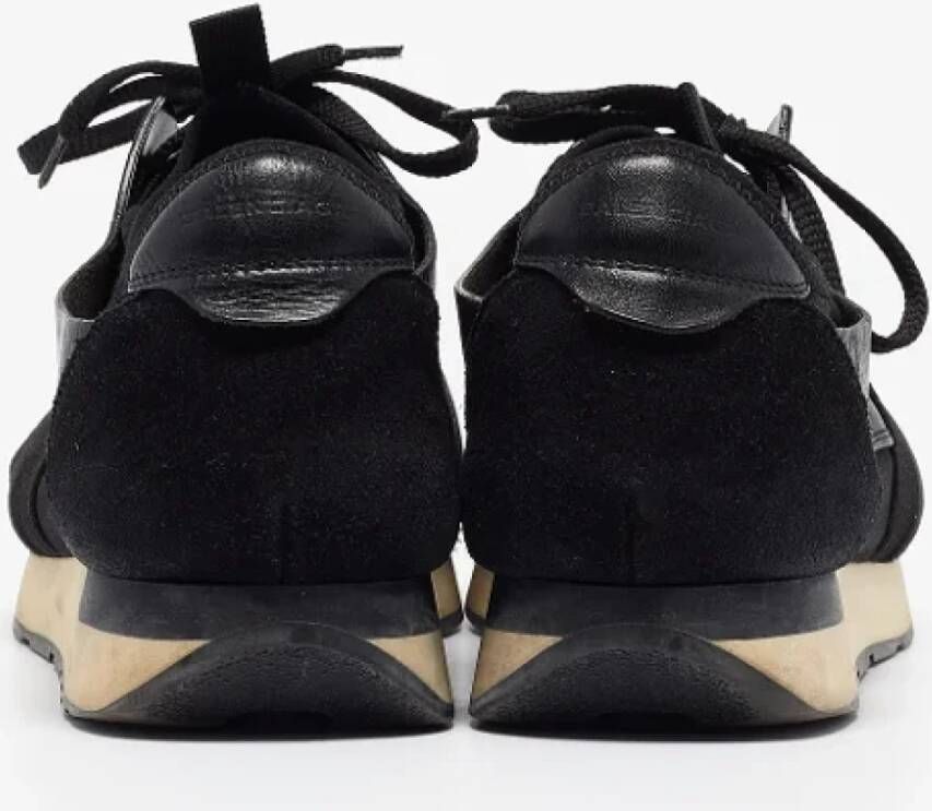 Balenciaga Vintage Pre-owned Leather sneakers Black Heren