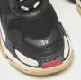 Balenciaga Vintage Pre-owned Leather sneakers Black Heren - Thumbnail 7