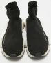 Balenciaga Vintage Pre-owned Leather sneakers Black Heren - Thumbnail 3