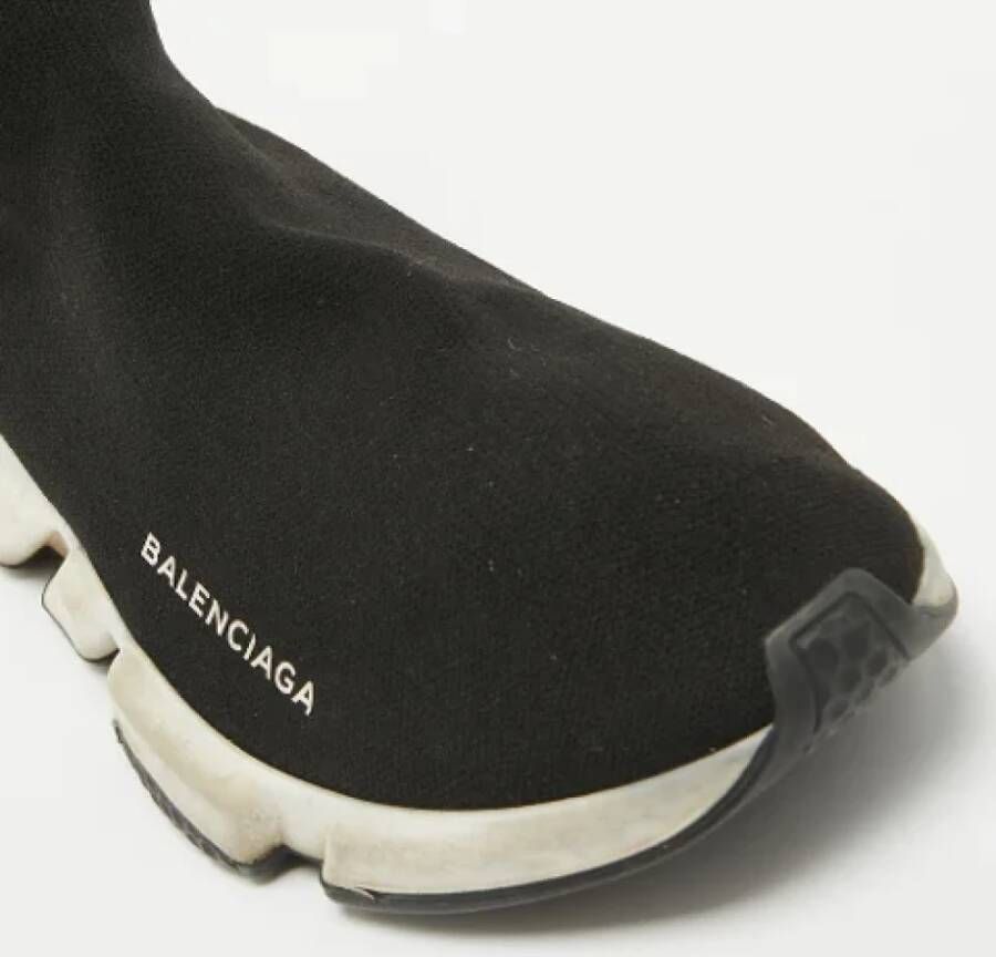 Balenciaga Vintage Pre-owned Leather sneakers Black Heren