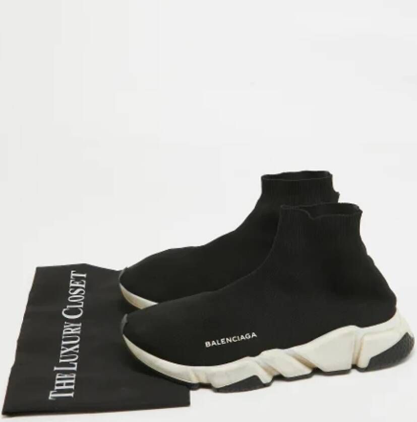 Balenciaga Vintage Pre-owned Leather sneakers Black Heren