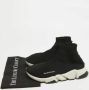 Balenciaga Vintage Pre-owned Leather sneakers Black Heren - Thumbnail 9