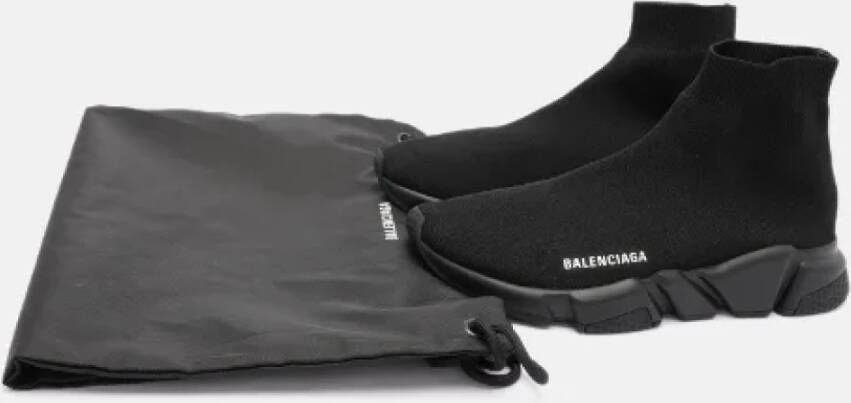 Balenciaga Vintage Pre-owned Leather sneakers Black Heren