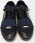 Balenciaga Vintage Pre-owned Leather sneakers Blue Heren - Thumbnail 2