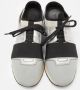 Balenciaga Vintage Pre-owned Leather sneakers Gray Dames - Thumbnail 3