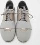 Balenciaga Vintage Pre-owned Leather sneakers Gray Dames - Thumbnail 3