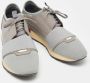 Balenciaga Vintage Pre-owned Leather sneakers Gray Dames - Thumbnail 4