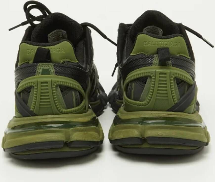 Balenciaga Vintage Pre-owned Leather sneakers Green Dames