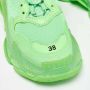 Balenciaga Vintage Pre-owned Leather sneakers Green Dames - Thumbnail 6