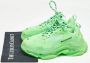 Balenciaga Vintage Pre-owned Leather sneakers Green Dames - Thumbnail 8