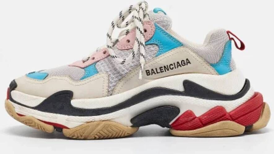 Balenciaga Vintage Pre-owned Leather sneakers Multicolor Dames