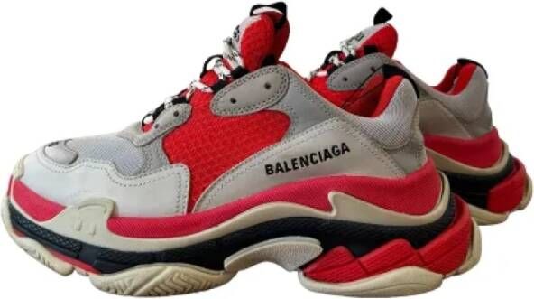 Balenciaga Vintage Pre-owned Leather sneakers Multicolor Dames