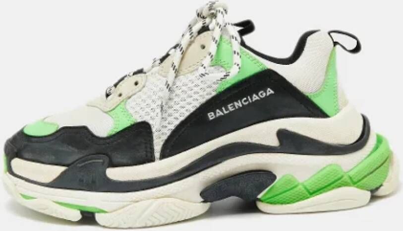 Balenciaga Vintage Pre-owned Leather sneakers Multicolor Dames