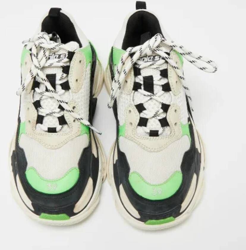 Balenciaga Vintage Pre-owned Leather sneakers Multicolor Dames