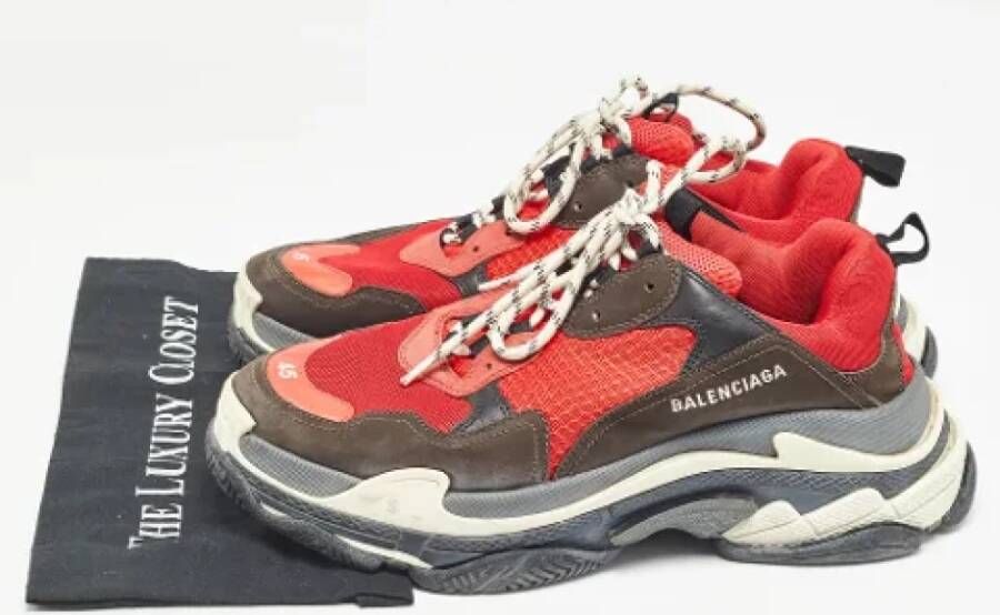 Balenciaga Vintage Pre-owned Leather sneakers Multicolor Heren