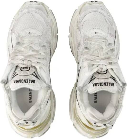 Balenciaga Vintage Pre-owned Leather sneakers White Dames