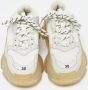 Balenciaga Vintage Pre-owned Leather sneakers White Dames - Thumbnail 3