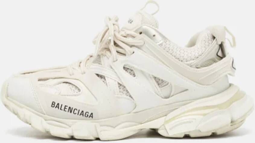 Balenciaga Vintage Pre-owned Leather sneakers White Dames