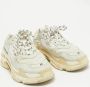 Balenciaga Vintage Pre-owned Leather sneakers White Heren - Thumbnail 4