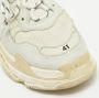 Balenciaga Vintage Pre-owned Leather sneakers White Heren - Thumbnail 7