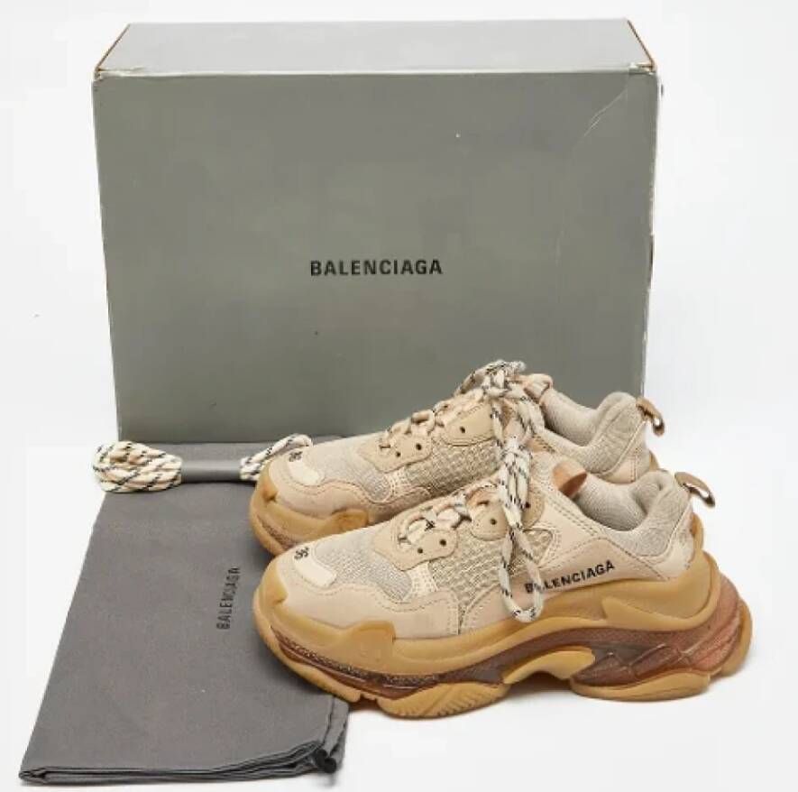 Balenciaga Vintage Pre-owned Mesh sneakers Beige Dames