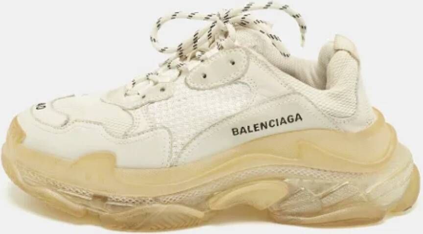 Balenciaga Vintage Pre-owned Mesh sneakers Beige Dames