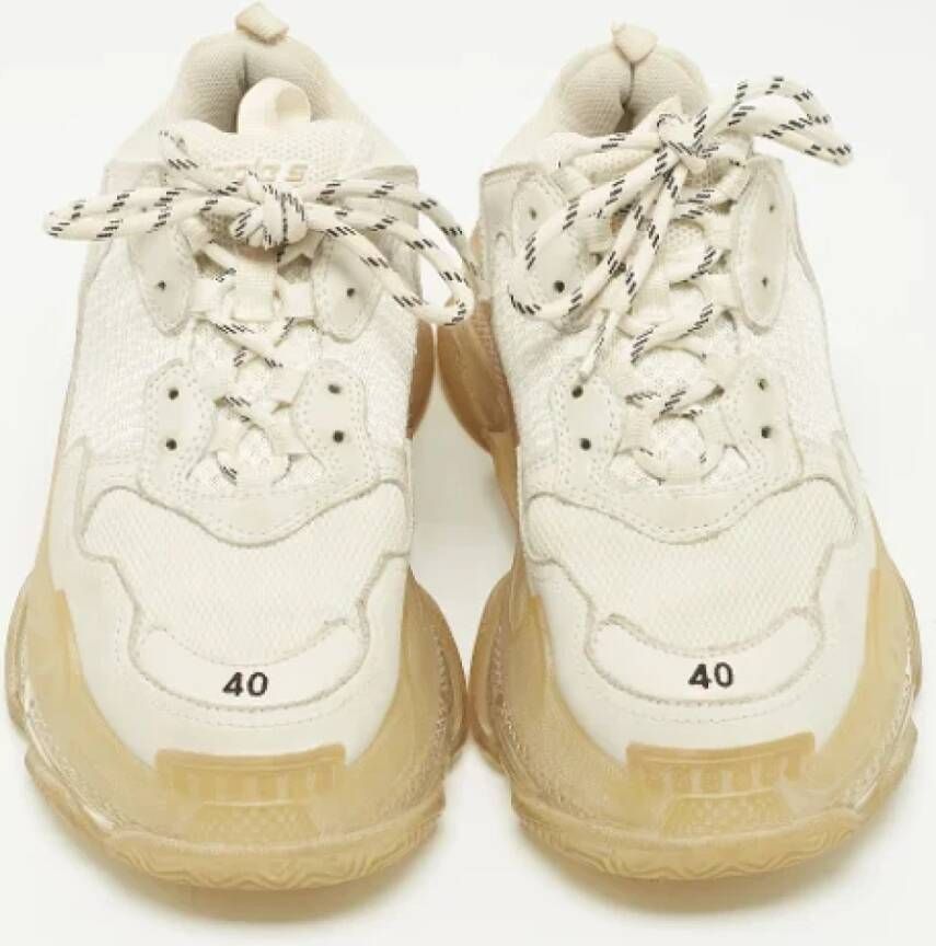 Balenciaga Vintage Pre-owned Mesh sneakers Beige Dames