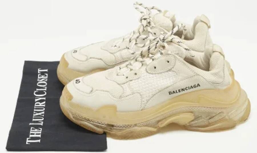 Balenciaga Vintage Pre-owned Mesh sneakers Beige Dames