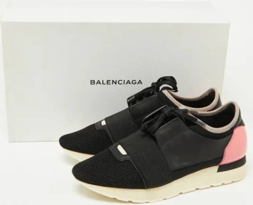 Balenciaga Vintage Pre-owned Mesh sneakers Black Dames