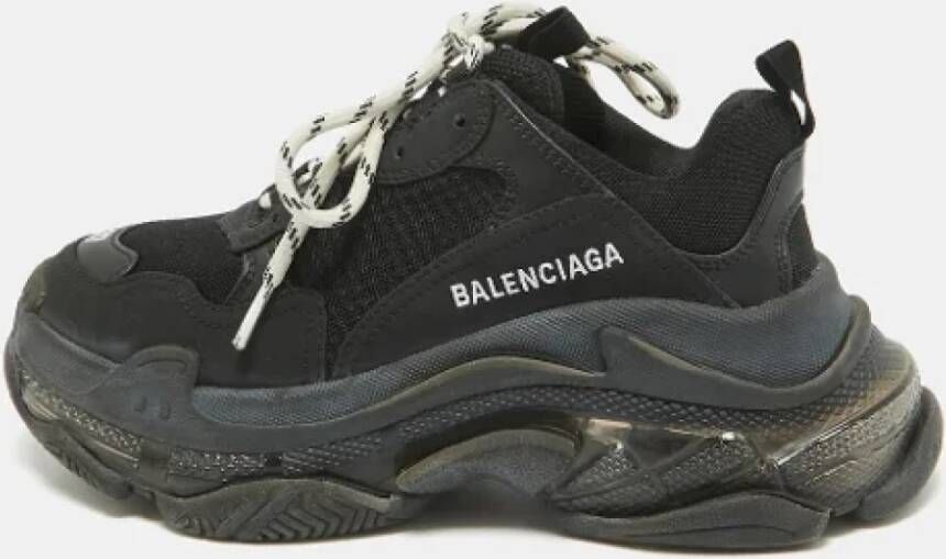 Balenciaga Vintage Pre-owned Mesh sneakers Black Dames