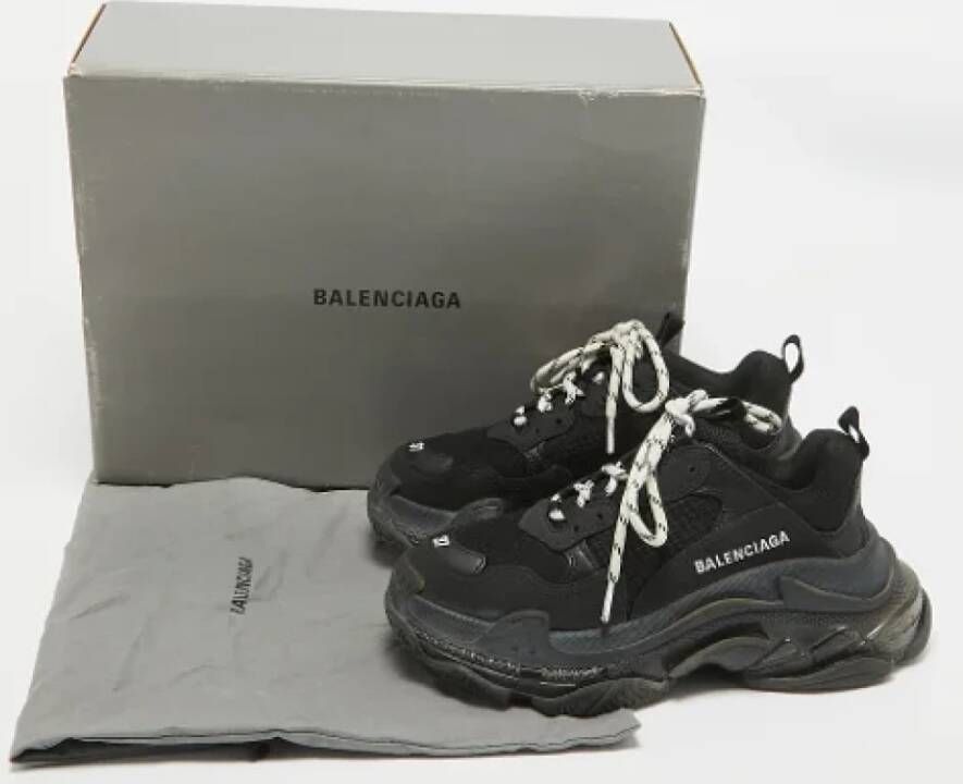 Balenciaga Vintage Pre-owned Mesh sneakers Black Dames